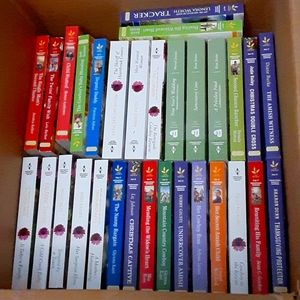 A box of Romance Books